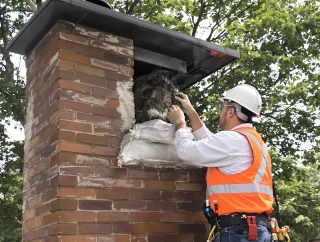Humane removal of debris and animals by Waterbury Chimney Sweep in Waterbury, CT