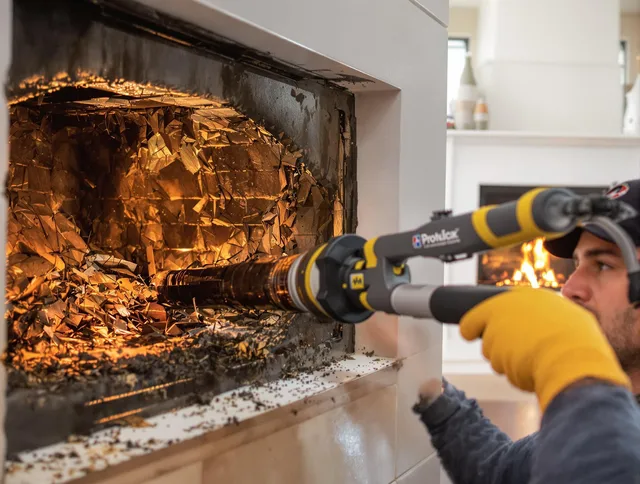 Professional chimney cleaning by Waterbury Chimney Sweep in Waterbury, CT