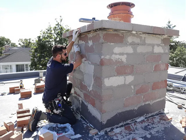 Advanced chimney repair process by Waterbury Chimney Sweep in Waterbury, CT