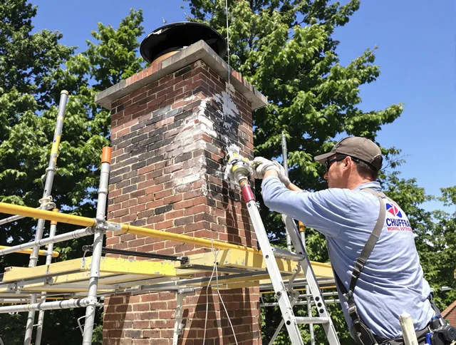Structural chimney repair by Waterbury Chimney Sweep in Waterbury, CT