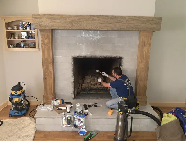 Detailed creosote removal process by Waterbury Chimney Sweep in Waterbury, CT