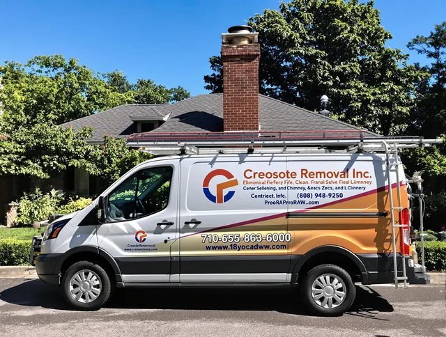 Waterbury Chimney Sweep technician removing creosote safely in Waterbury, CT