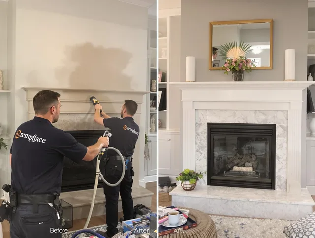 Professional soot removal by Waterbury Chimney Sweep team in Waterbury, CT
